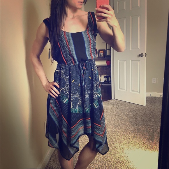 BeBop Dresses & Skirts - Navy/Black Sundress—New w/tags